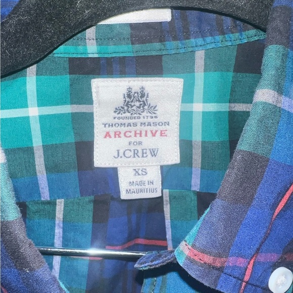 J.Crew x Thomas Mason Button Down Shirt size XS - Picture 4 of 8